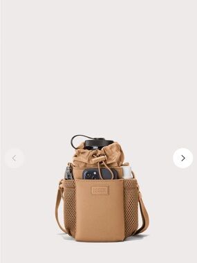 Dagny Dover Tan Crossbody Water Bottle Bag